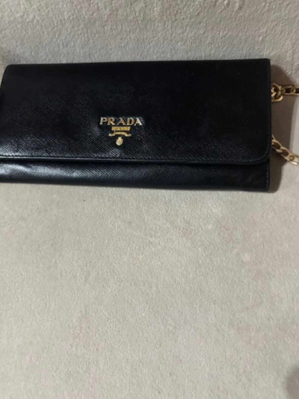 Prada Black Saffiano Wallet